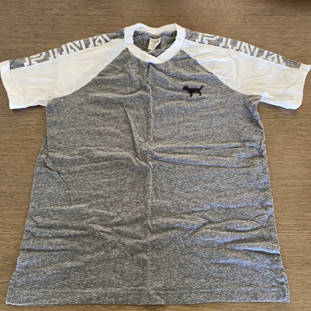 Pink Gray and White T-Shirt Size Small
